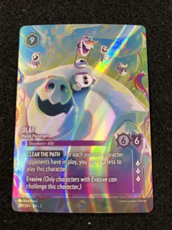 Olaf - Happy Passenger (Enchanted) 209/204 Shimmering Skies Disney Lorcana - Image 1