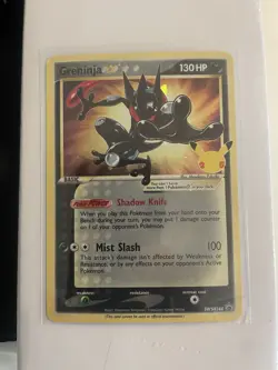 Pokemon Greninja TCG Gold Star Celebrations Promo Card SWSH144 - Image 1