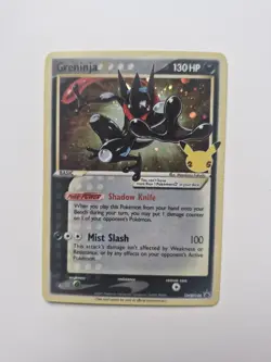 Greninja Gold Star SWSH144 Promo Pokemon Card Celebrations - Image 1