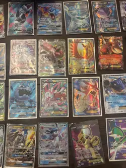 pokemon card collection. Almost all in sleeves. Great condition 64 cards total. - Image 3
