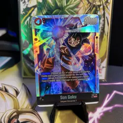 Dragon Ball Super Card Game Son Goku Awakened Pulse FB01-139 Regular Secret Rare - Image 1
