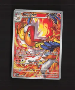 Infernape 173/167 Twilight Masquerade Full Art Ultra Rare Holo Pokemon Card NM - Image 1