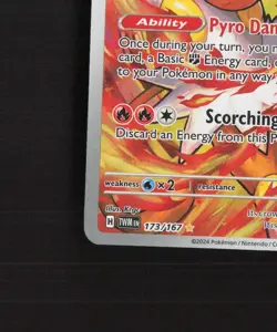 Infernape 173/167 Twilight Masquerade Full Art Ultra Rare Holo Pokemon Card NM - Image 5