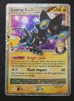 Luxray GL LV.X 109/111 Celebrations Classic Collection Pokemon Card NM - Image 1