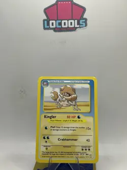 Pokemon Funskool Card Vintage Kingler 2004 India Rare Moderate Condition - Image 1