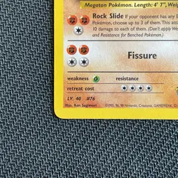 Brock's Golem NM LP Non Holo Gym Heroes 20 Pokemon Card 20/132 Regular Near Mint - Image 5