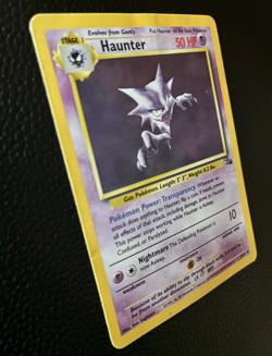 Pokemon TCG Haunter 6/62 Rare Fossil Set Original Card 1999 - Image 3