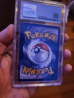 2005 Pokemon EX Unseen Forces Meganium Reverse Holo 9/115 CGC 8 STAMPED Card - Image 5