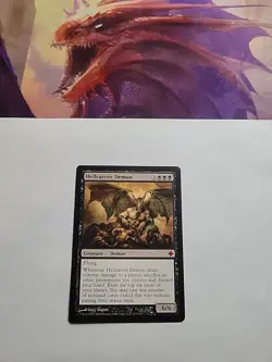 MTG - Hellcarver Demon - Rise of the Eldrazi - Regular Mythic - Image 2