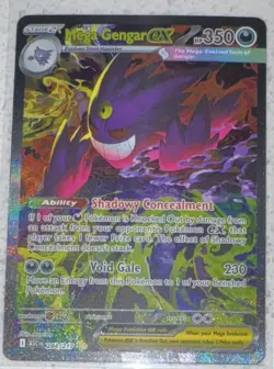 Mega Gengar Ex 284/217 SIR Pokemon Ascended Heroes (PACK FRESH As Of 02/07/26)NM - Image 1