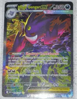 Mega Gengar Ex 284/217 SIR Pokemon Ascended Heroes (PACK FRESH As Of 02/07/26)NM - Image 2