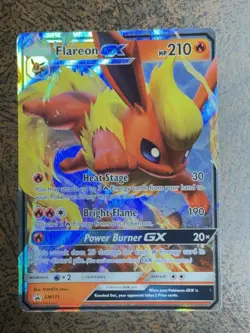 Flareon GX SM171 Black Star Promo Holo Pokemon Card - Image 1