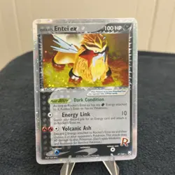2004 Pokemon Ex Rocket's Entei Ex Team Rocket Returns Holo 97/109 - Ex - Image 1