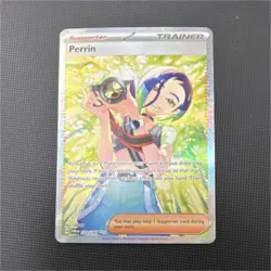 Pokemon Perrin Full Art Holo Trainer SV06 Twilight Masquerade 220/167 - Image 1