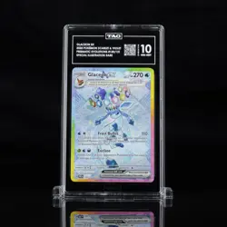 2025 Pokemon SV Prismatic Evolutions 150/131 Glaceon EX SIR TAG 10 (950) - Image 1