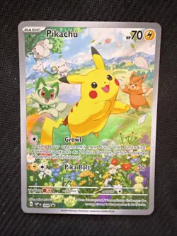 Pokemon Pikachu SVP 088 Scarlet & Violet Full Art Holo Black Star Promo - Image 1
