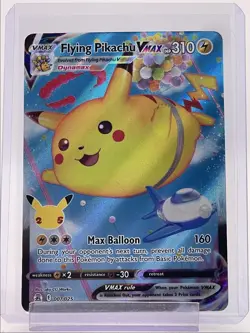 FLYING PIKACHU VMAX 2021 POKEMON CELEBRATIONS CLASSIC RARE 007/025 Q4339 - Image 1