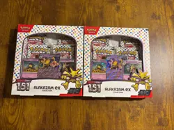 2 Pokemon Scarlet & Violet 151 Alakazam EX Collection Box’s - Image 1