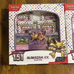 2 Pokemon Scarlet & Violet 151 Alakazam EX Collection Box’s - Image 3