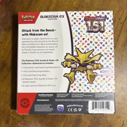 2 Pokemon Scarlet & Violet 151 Alakazam EX Collection Box’s - Image 5