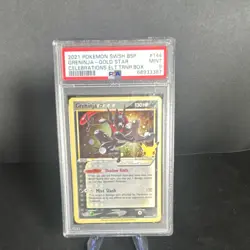 Pokemon TCG Greninja Star Gold Star SWSH144 Sword & Shield Promo Holo PSA 9 - Image 1