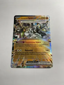 Cornerstone Mask Ogerpon EX !Play Pokemon Prize Pack Series 6 Stamped NM - Image 1