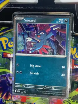 Pokemon Phantasmal Flames - Sneasel 3-Pack Booster Blister Factory Sealed New - Image 3