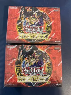 LOT of (2) Yu-Gi-Oh! TCG Retro Pack 2 Unlimited Box RP02 4 Pack Boxes Sealed - Image 1