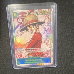 Namco Monkey.D.Luffy OP13-118 Carrying On His Will Alt Art Foil Secret Rare 7000 - Image 1