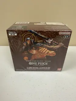 One Piece TCG Paramount War Booster Box [OP-02] [English] (NEW/ SEALED) - Image 1