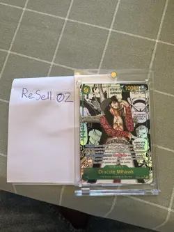 🔥Dracule Mihawk Alt Art Manga🔥 Azure Sea's Seven One Piece OP14-119 ✅$250 Off - Image 1
