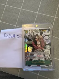 🔥Dracule Mihawk Alt Art Manga🔥 Azure Sea's Seven One Piece OP14-119 ✅$250 Off - Image 4
