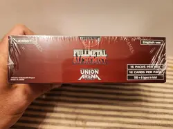 Bandai TCG Union Arena: Fullmetal Alchemist Factory Sealed 16 Pack Booster Box - Image 4