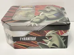 Pokemon TCG: V Strikers Tin Tyranitar NEW Factory Sealed - Image 3
