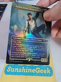 Nathan Drake, Treasure Hunter (Rainbow Foil) Secret Lair Uncharted Foil - Image 2
