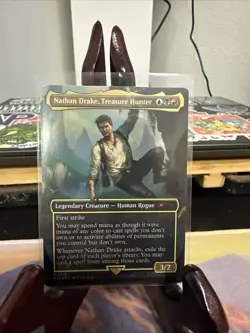 Nathan Drake, Treasure Hunter (Rainbow Foil) Secret Lair Drop Foil - Image 1