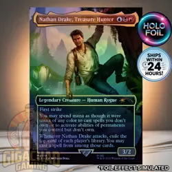Nathan Drake, Treasure Hunter #2216 (MYTHIC)✨RAINBOW FOIL✨ Secret Lair - MTG - Image 1