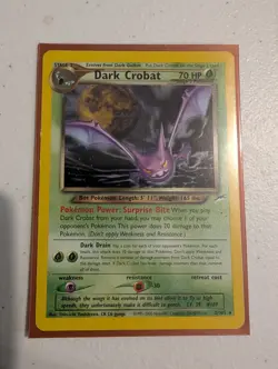 Dark Crobat - 2/105 - Pokemon Neo Destiny Unlimited Holo Rare Card WOTC NM - Image 1