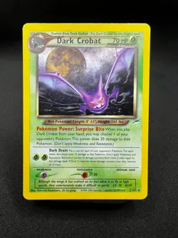 Pokemon Trading Card - Neo Destiny - Dark Crobat 2/105 Rare Holo LP - Image 1
