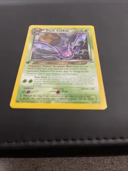 Pokemon Dark Crobat TCG Neo Destiny Holo Card 2/105 1st Edition - Image 2