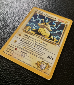 Pokemon TCG Lt. Surge's Electabuzz 6/132 Rare Holo Gym Challenge Card 2000 - Image 2