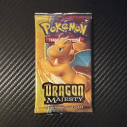 Pokemon Trading Card Game Dragon Majesty Booster Pack 10 Cards Dragonite - Image 1