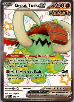 SV: Scarlet & Violet Promo Cards #072 Great Tusk ex - Image 1