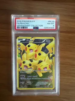 PSA 8 Pikachu RC29/RC32 Generations: Radiant Collection - Pokemon Card TCG - Image 1