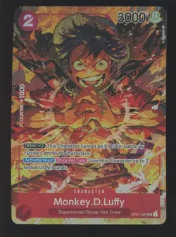 Onepiece Card Monkey D. Luffy SR OP01-024 op01 Romance Dawn English - Image 1