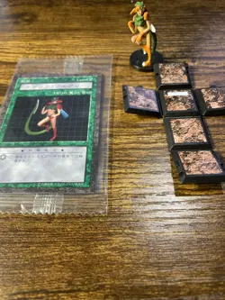 Yugioh Dungeon Dice Monsters DDM Nekogal #1 Japanese Figure And SEALED Card - Image 1