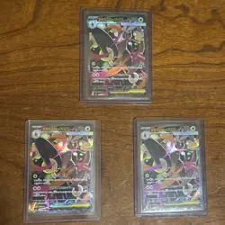 Lot of 3 Pokemon Mega Lopunny EX SAR 114/080 Inferno x Card Japanese - Image 1
