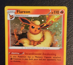 Flareon Cosmos Holo Promo Pokemon Card ( #026/185 NM Rare ) - Image 2
