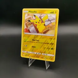 Pikachu 55/236 Reverse Holo Foil Unified Minds 2019 Pokemon Card MP Meal Time - Image 2