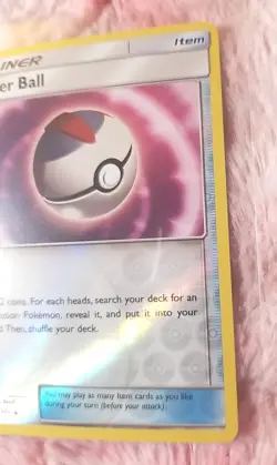 2017 Pokemon TCG Timer Ball 134/149 Reverse Holo Card Sun & Moon - Image 3